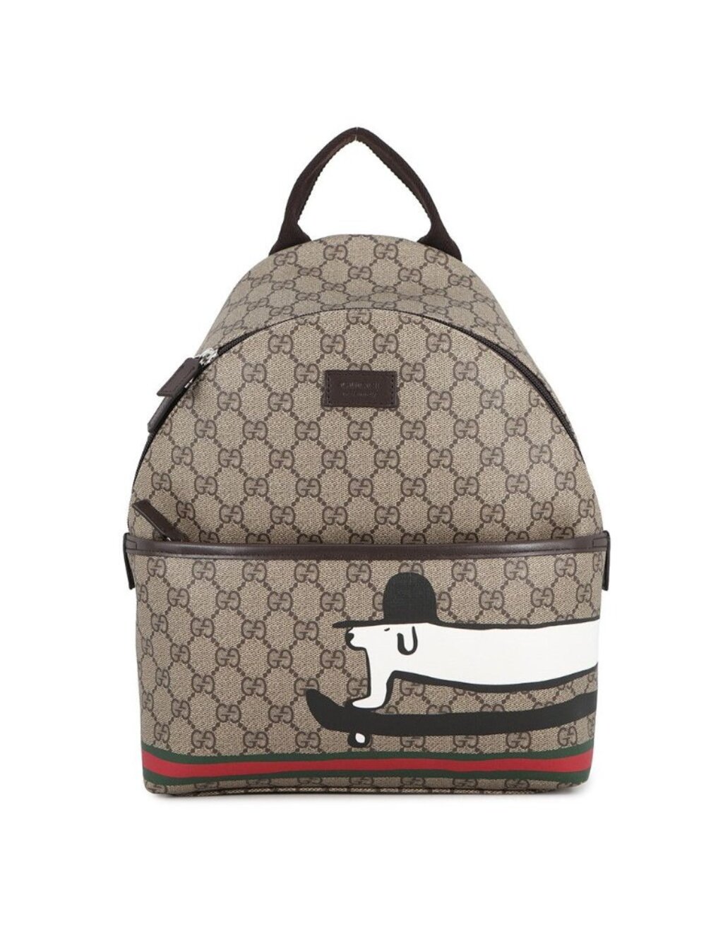 Gucci Backpack Children's Dog GG Supreme Leather Kids Euan Roberts